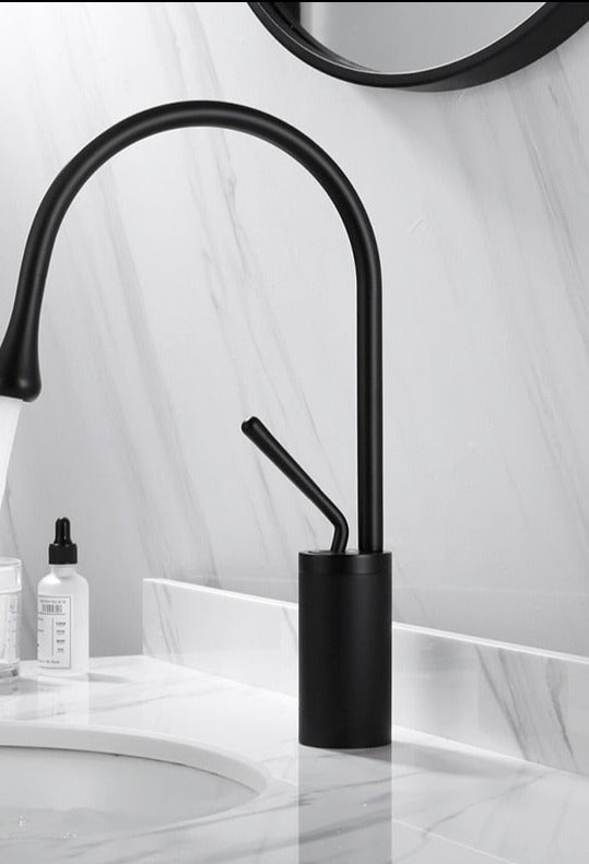 SwanFlow | Bathroom Tap – Elegant Swivel Design for Modern Interiors