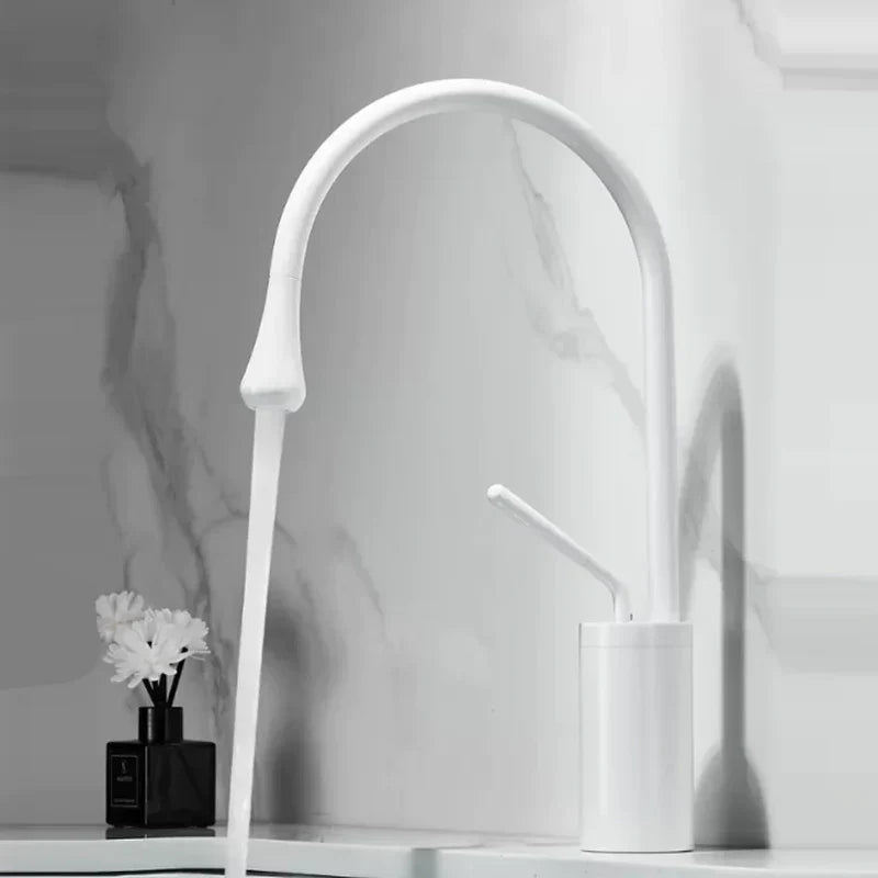 SwanFlow | Bathroom Tap – Elegant Swivel Design for Modern Interiors