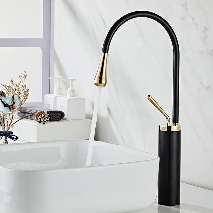 SwanFlow | Bathroom Tap – Elegant Swivel Design for Modern Interiors