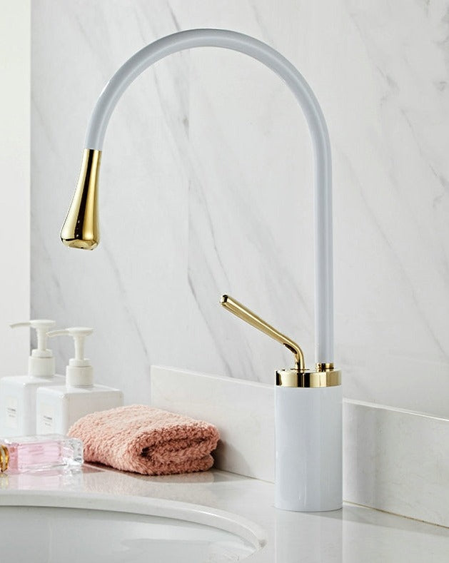 SwanFlow | Bathroom Tap – Elegant Swivel Design for Modern Interiors