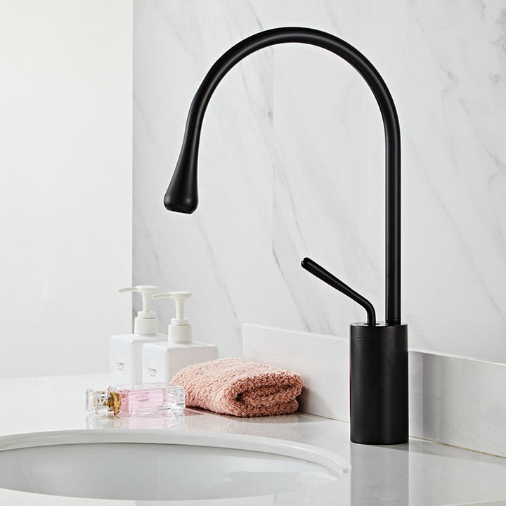 SwanFlow | Bathroom Tap – Elegant Swivel Design for Modern Interiors