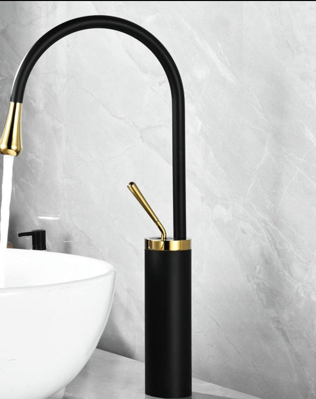 SwanFlow | Bathroom Tap – Elegant Swivel Design for Modern Interiors