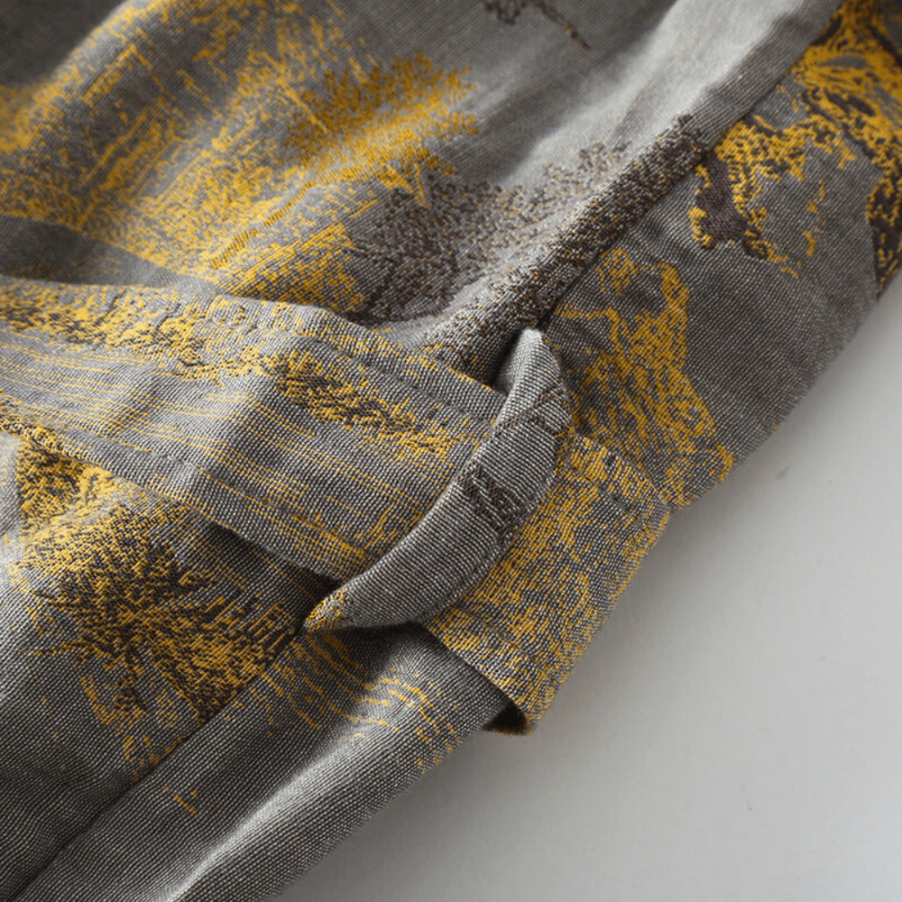 Freya | Kimono Bathrobe – Natural Waffle Softness